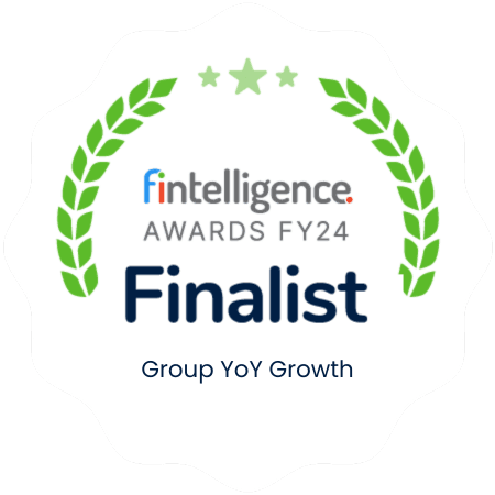 FY24 Finalist · Fintelligence, Group Year-on-Year Growth