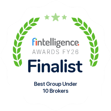 FY26 Finalist · Fintelligence, Best Group Under 10 Brokers